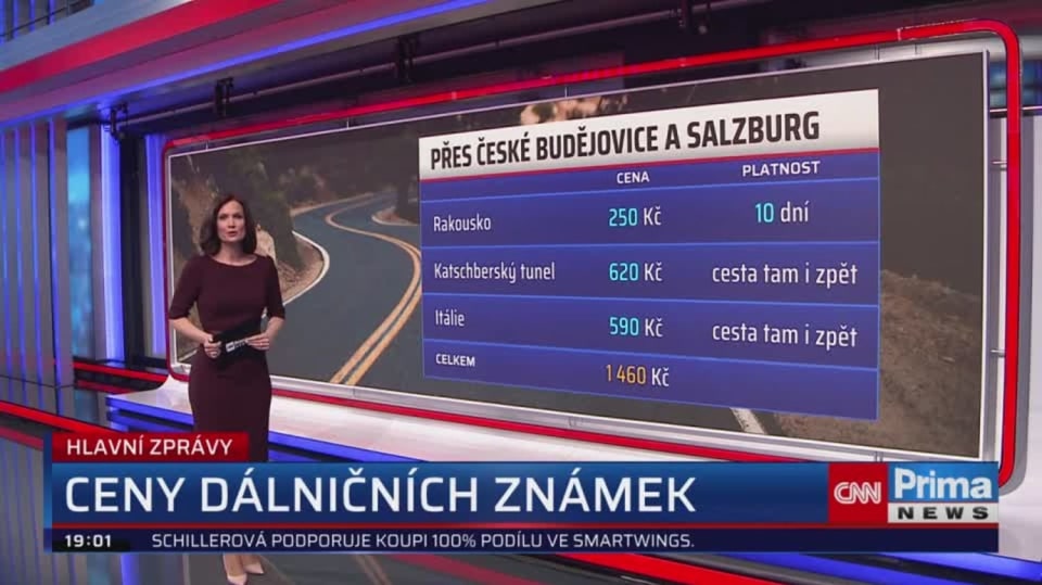 Ceny dálničních známek